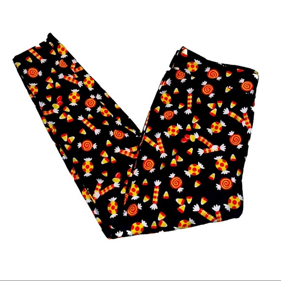 Terra Sky Leggings Candy Corn Halloween 